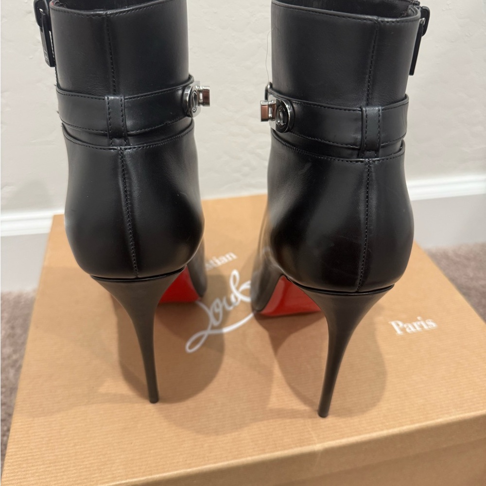 Christian Louboutin Black Ankle Boots - Picture 6 of 6